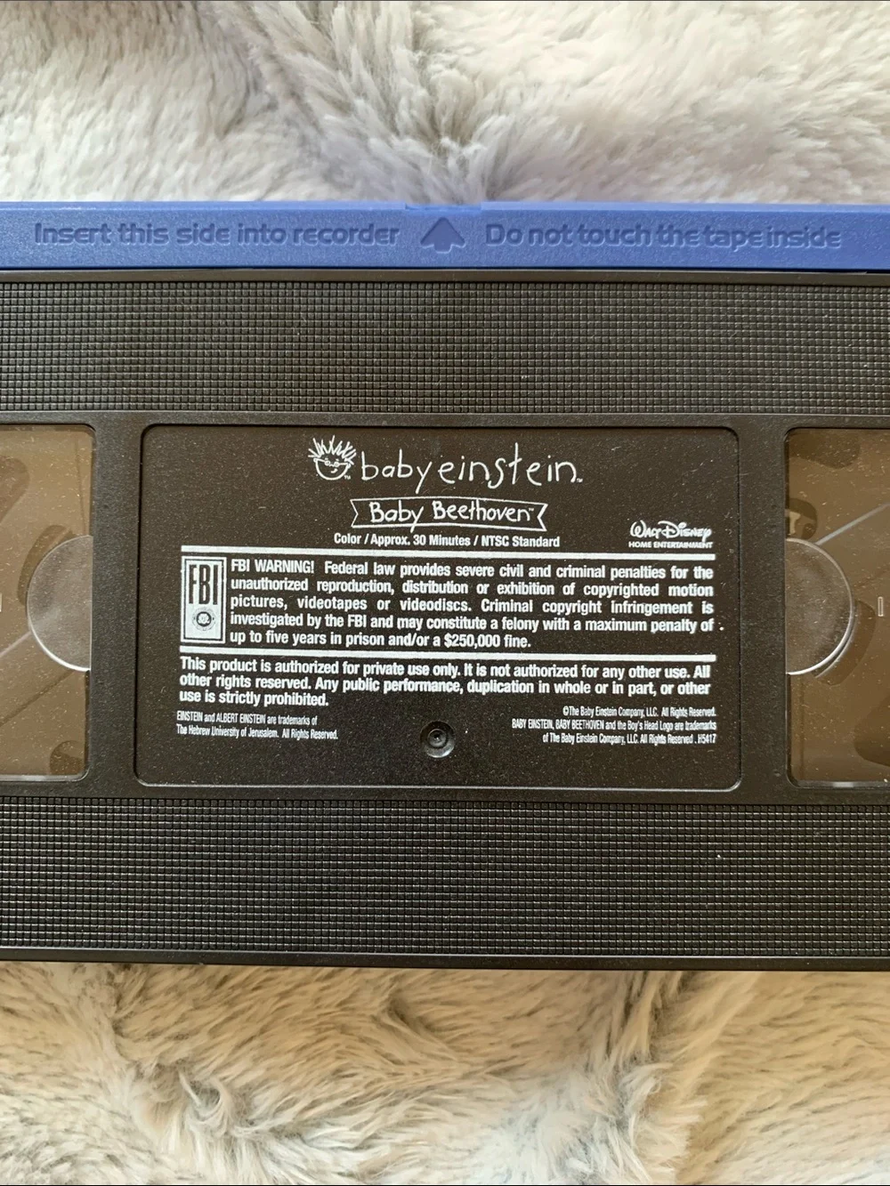 Baby Beethoven Symphony of Fun — Orange Giraffe Kids VHS Disney Co. DVD.